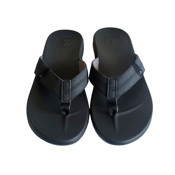 Reef Men\'s Cushion Phantom Flip-Flop Thong Sandals Black Size 12 NEW main image 4